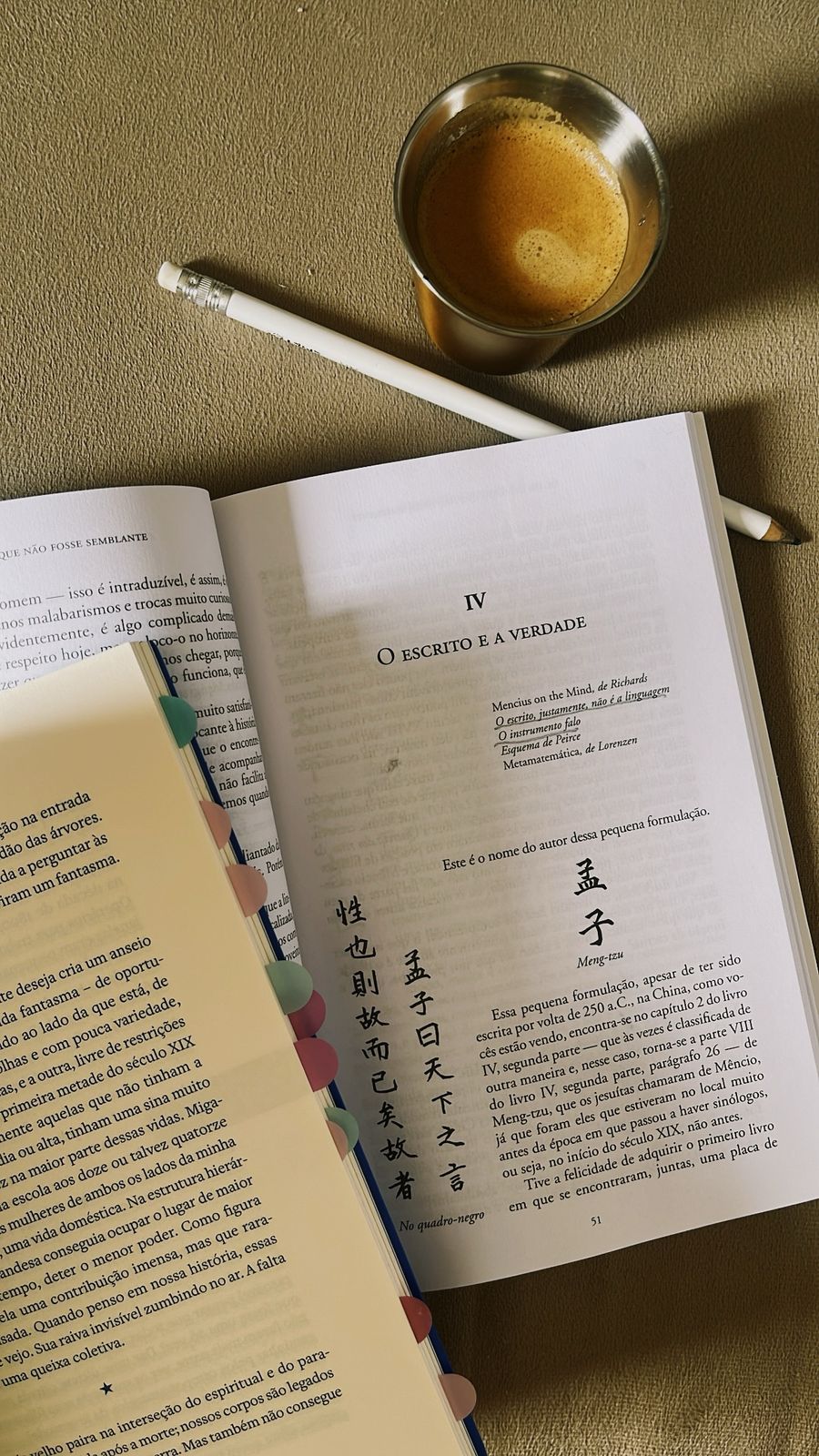Café e livros - momentos de leitura e reflexão